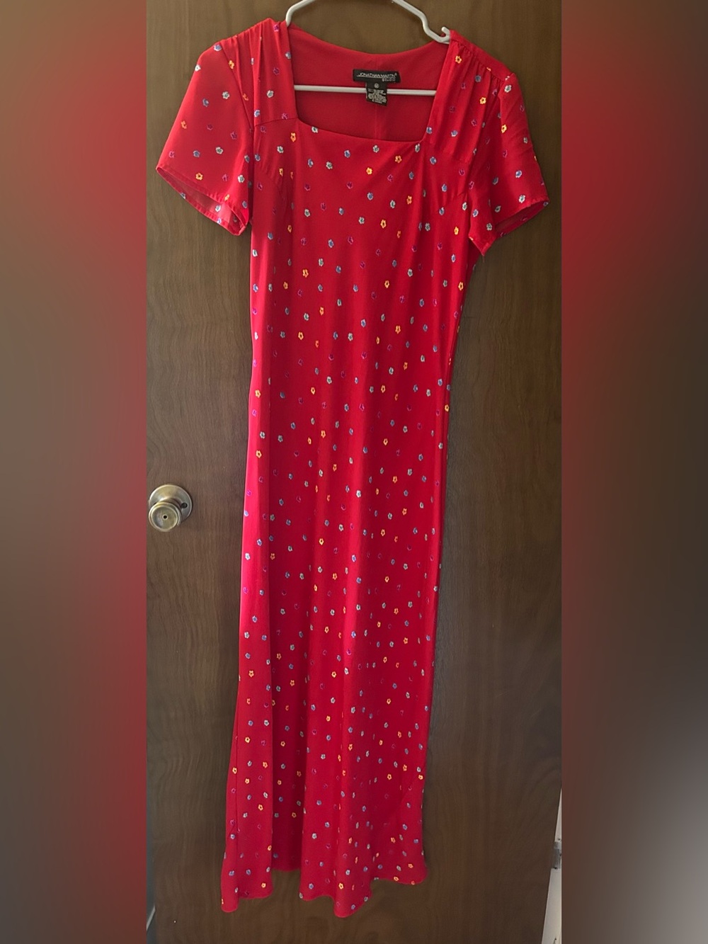 Vintage 90s Maxi Floral Dress
